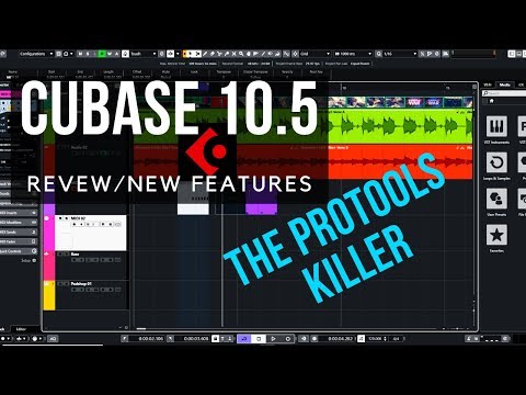 Cubase 10.5 Review, New features, Tutorial, Tip - The Protools Killer