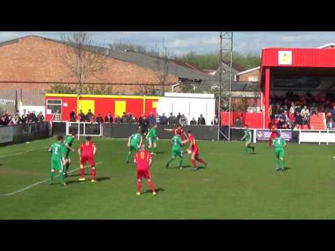 Banbury United 1 Hitchin Town 1 - 15th April 2017 - Match Highlights