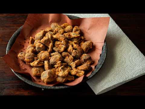 Southern Fried Chicken Gizzards | Crispy Deep Fried Gizzard Recipe