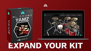 Video thumbnail for ML Drums Yamz - Expand Your Kit with 5 Snares, New Shells & 8 Cymbals by ML Sound Lab