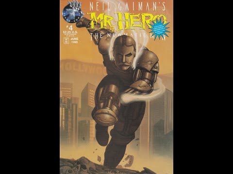 Neil Gaiman's Mr. Hero - The Newmatic Man -- Issue 4 (1995, Tekno Comix) Review