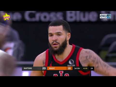 Fred VanVleet sinks eight 3-pointers in the first half of Raptors win over Magic