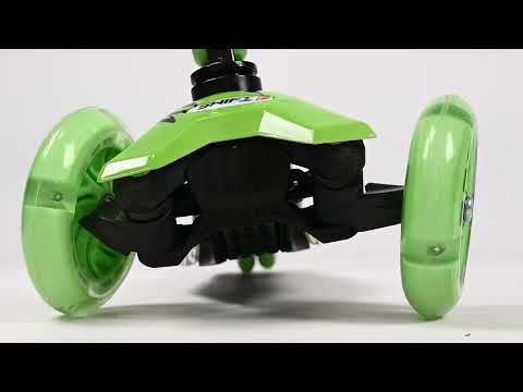 Video de Monopatín Plegable 4 ruedas Swift PRO con Protecciones Verde