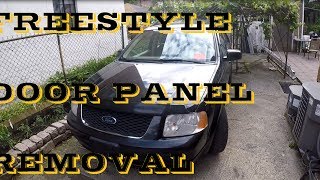 How to remove Ford Freestyle Door panel