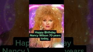 Happy Birthday Nancy Wilson, 70 years today, vocalist in Heart #Heart #nancywilson #shorts #fyp
