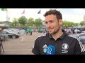 Eerste training Feyenoord en gesprek met Advocaat in Rijnmond Sport
