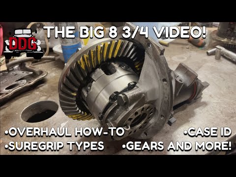 The Big Mopar 8 3/4 Video! How To Rebuild Your Center Section, Identify Suregrip Carriers, And More