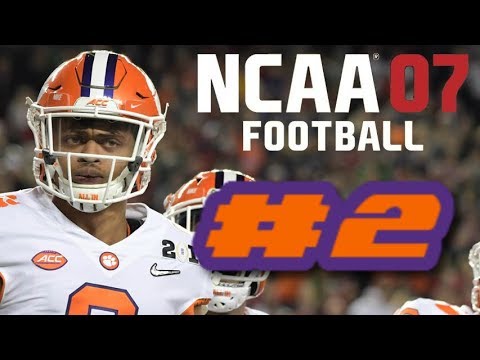 NCAA Football 07 PS2 Gameplay 2019 Clemson Tigers Ep.2 (Defensive Game vs Boston College)