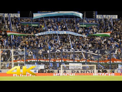 "HINCHADA 4k | Velez 3 Vs Olimpo 0 | Torneo 2017/18 | Fecha 10" Barra: La Pandilla de Liniers &bull; Club: Vélez Sarsfield
