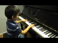 Alex (6) plays piano Angry Birds Theme Song