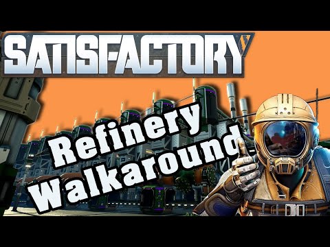 My Oil Refinery Layout - Satisfactory