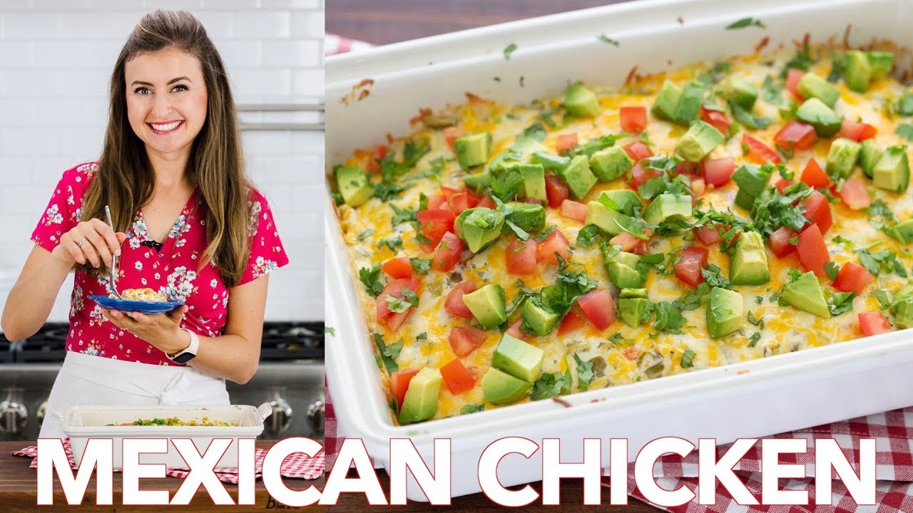 Mexican Chicken Casserole Recipe (Chicken Bake)