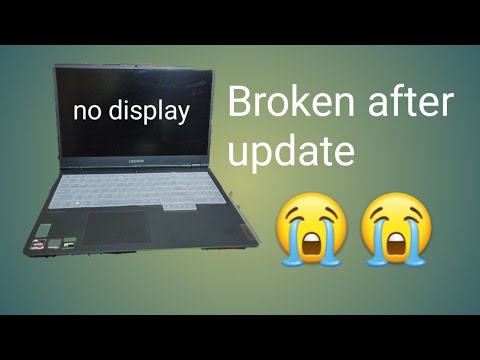 My Legion5 broke after this bios update..😭😭😭😭