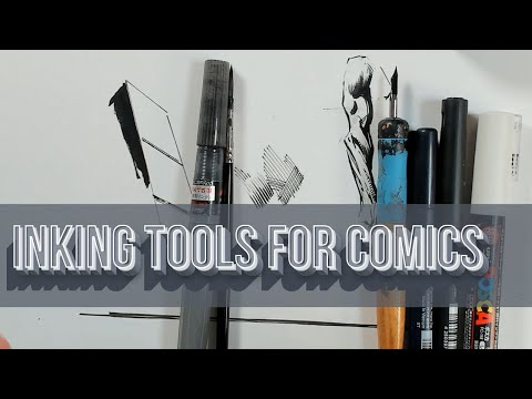 Inking Tools For Comics