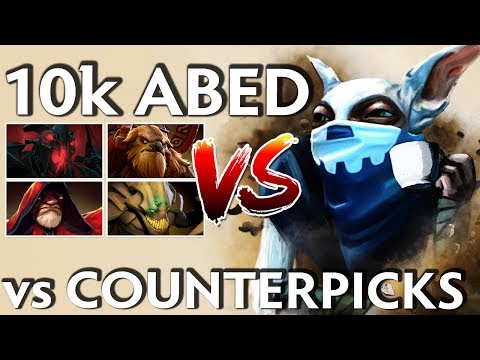 10k MMR Abed - Amazing Micro Meepo GOD vs Counterpicks Dota 2