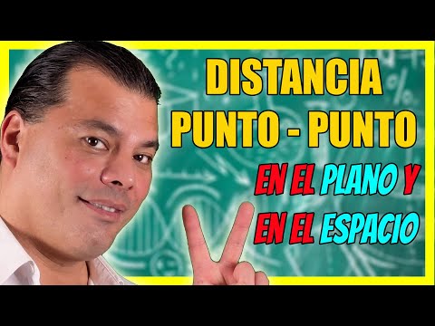 ¿Cómo calcular la distancia entre dos puntos en el plano y en el espacio? 🤗📏