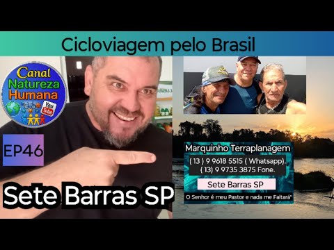 Dia de Alegria em Sete Barras SP. Cidade Poesia! Cicloviagem pelo Brasil. Amigos de Itararé SP 