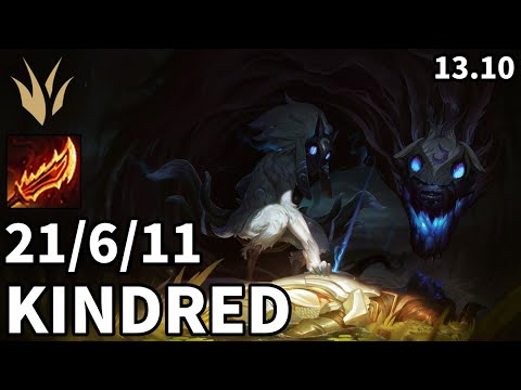 Kindred Jungle vs Fiddlesticks - EUW Master | Patch 13.10