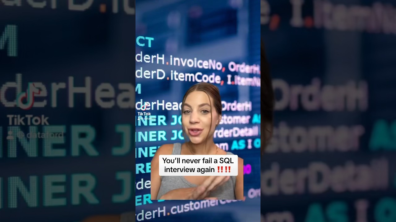 You’ll never fail a SQL interview again with Dataford #sql #dataanalytics #jobinterview