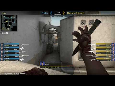 CS:GO POV Demo NiP f0rest (37/30) vs Fnatic (de_dust2)
