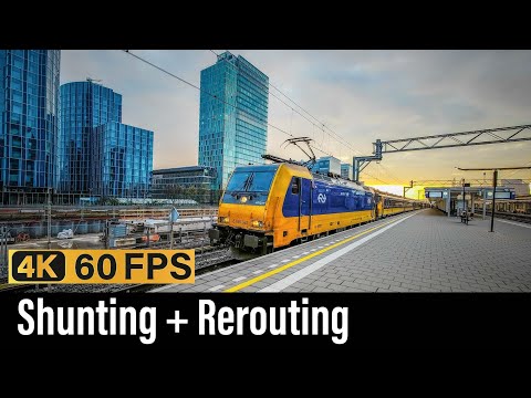 Train Cab Ride NL / Rerouted  / Watergraafsmeer - Amsterdam Zuid - Rotterdam / TRAXX / April 2023