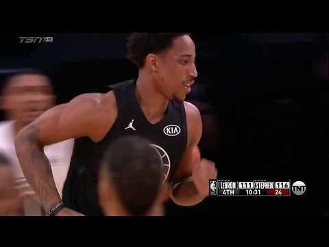 2018 NBA All-Star Game: DeRozan Drives to the Net - February 18, 2018