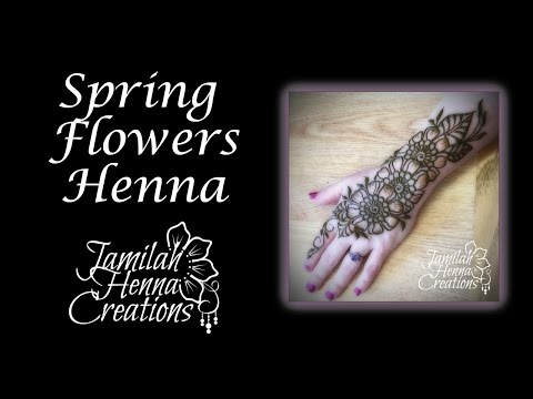 Spring Henna Flowers