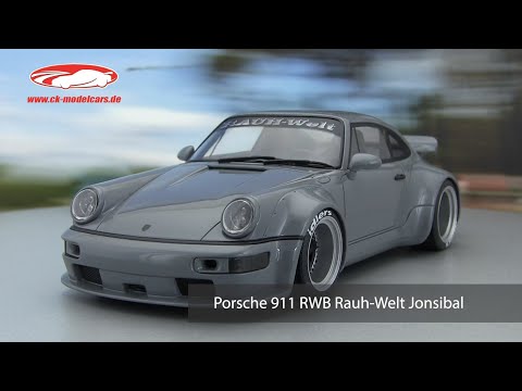 GT-SPIRIT 1:18 Porsche 911 RWB Rauh-Welt Jonsibal 2015 nardo gray 