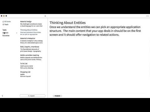 Thinking about Entities