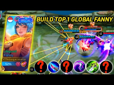 BERASA MAKE CHEAT DAMAGE ! BUILD TOP 1 GLOBAL FANNY GAMEPLAY FANNY MOBILE LEGENDS BY SKYFAN ML