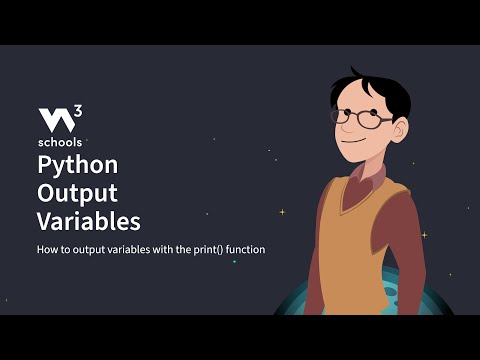 Python - Output Variables with print() - W3Schools.com