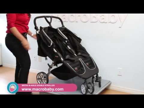 Britax b agile cheap double steel grey