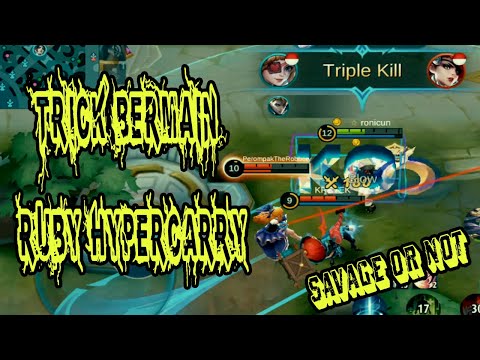 Cara dan Trick Bermain Ruby Hyper 2021!! Sekali Puter 5 musuh RATA!!