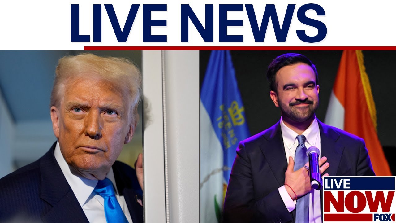 LIVE NEWS: Airport delays/cancellations amid shutdown, Mamdani in PR, Trump at football game & more