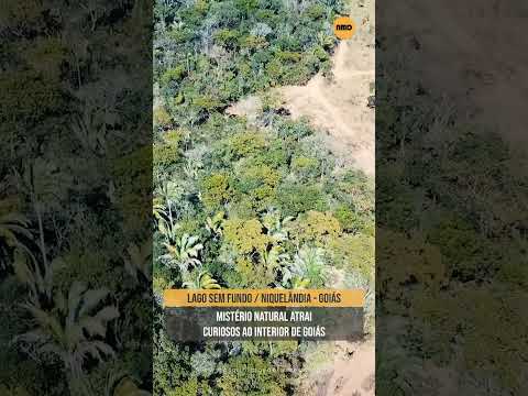 😱 Mistério natural atrai curiosos ao interior de Goiás! #lagos #misterio #medo #assustador  #viral