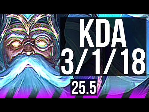 ZILEAN & Jhin vs LEONA & Draven (SUP) | 3/1/18 | KR Diamond | 25.5