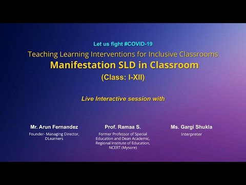 Live Interaction on PMeVIDYA : Teaching Learning Interventions for Inclusive