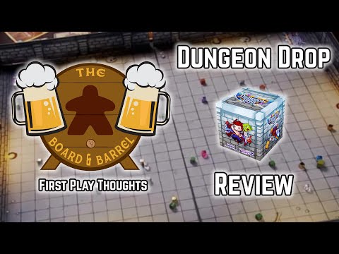 Board Game Review - Dungeon Drop - First Play Thoughts