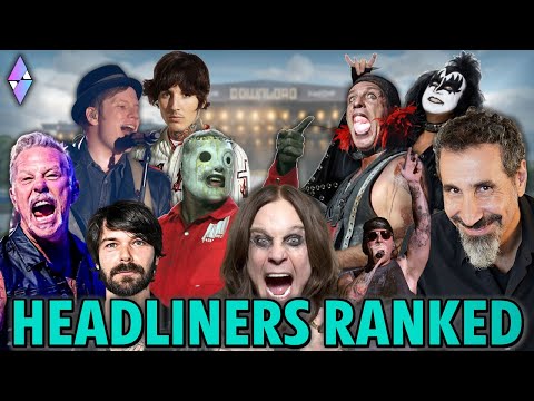 Download Festival Headliners RANKED (2012-2024)