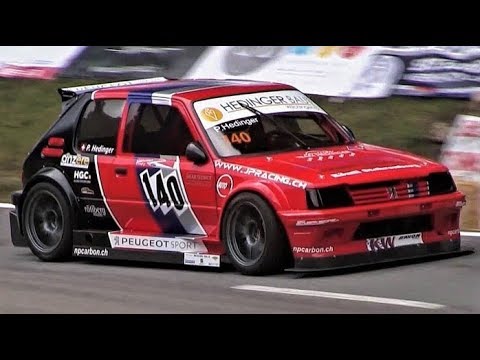 Peugeot 205 GTi Widebody || 250Hp/830Kg Crazy Hot Hatch - St. Ursanne 2018