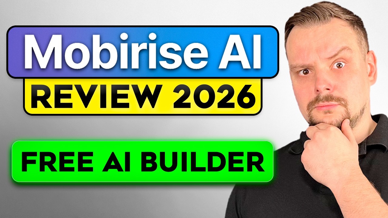 Mobirise Review - 2026 I Tried This Free AI Website Builder - Here’s What I Think