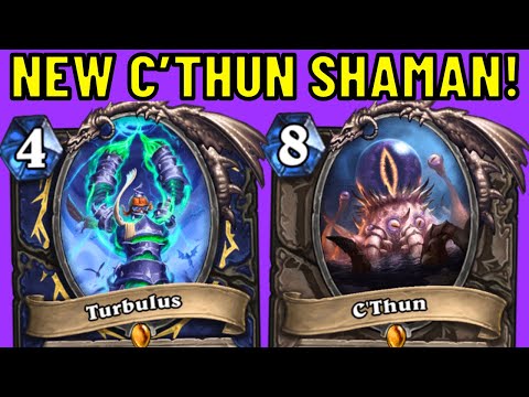 Turbulus is Shaking Up the META! C'Thun Shaman OTK!