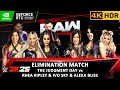 WWE 2K25 RHEA RIPLEY IYO SKY ALEXA BLISS Vs LIV MORGAN ROXANNE PEREZ RAQUEL RODRIGUEZ 4K60HDR