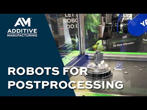 Robot With Force Sensing for Machining Metal 3D Printed Parts