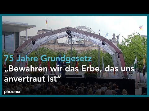 Rede von Bundespräsident Frank-Walter Steinmeier zum Festakt "75 Jahre Grundgesetz"