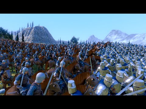 19000 Heavy Knights VS 21000 Cavalrys. Ultimate Epic Battle Simulator 2  UEBS 2022
