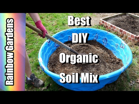 DIY The Best Organic Soil - How to Make Square Foot Garden Soil Mix / Mel's Mix Video
