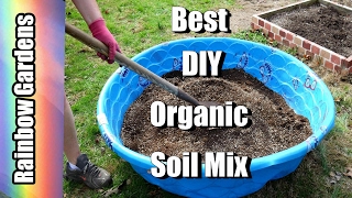 DIY The Best Organic Soil - How to Make Square Foot Garden Soil Mix / Mel&#39;s Mix