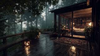 Forest Rain Sounds 🌲 | Peaceful Bedroom Ambience for Better Sleep