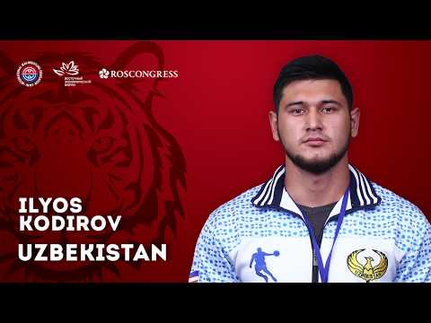 Kolmar Mas-Wrestling Cup-2019. Participant from Uzbekistan Ilyos Kodirov